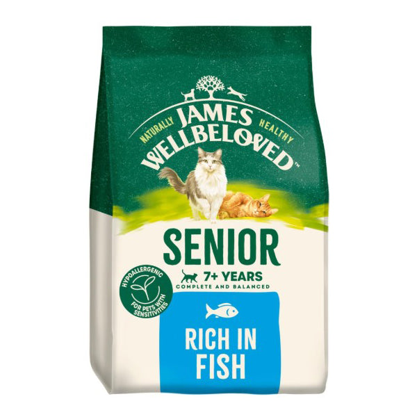 James Wellbeloved Senior Fish & Rice Dry Cat Food