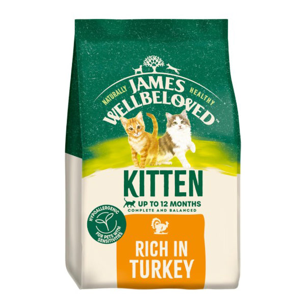 James Wellbeloved Kitten Turkey & Rice Dry Cat Food