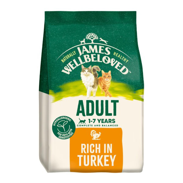 James Wellbeloved Adult Turkey & Rice Dry Cat Food