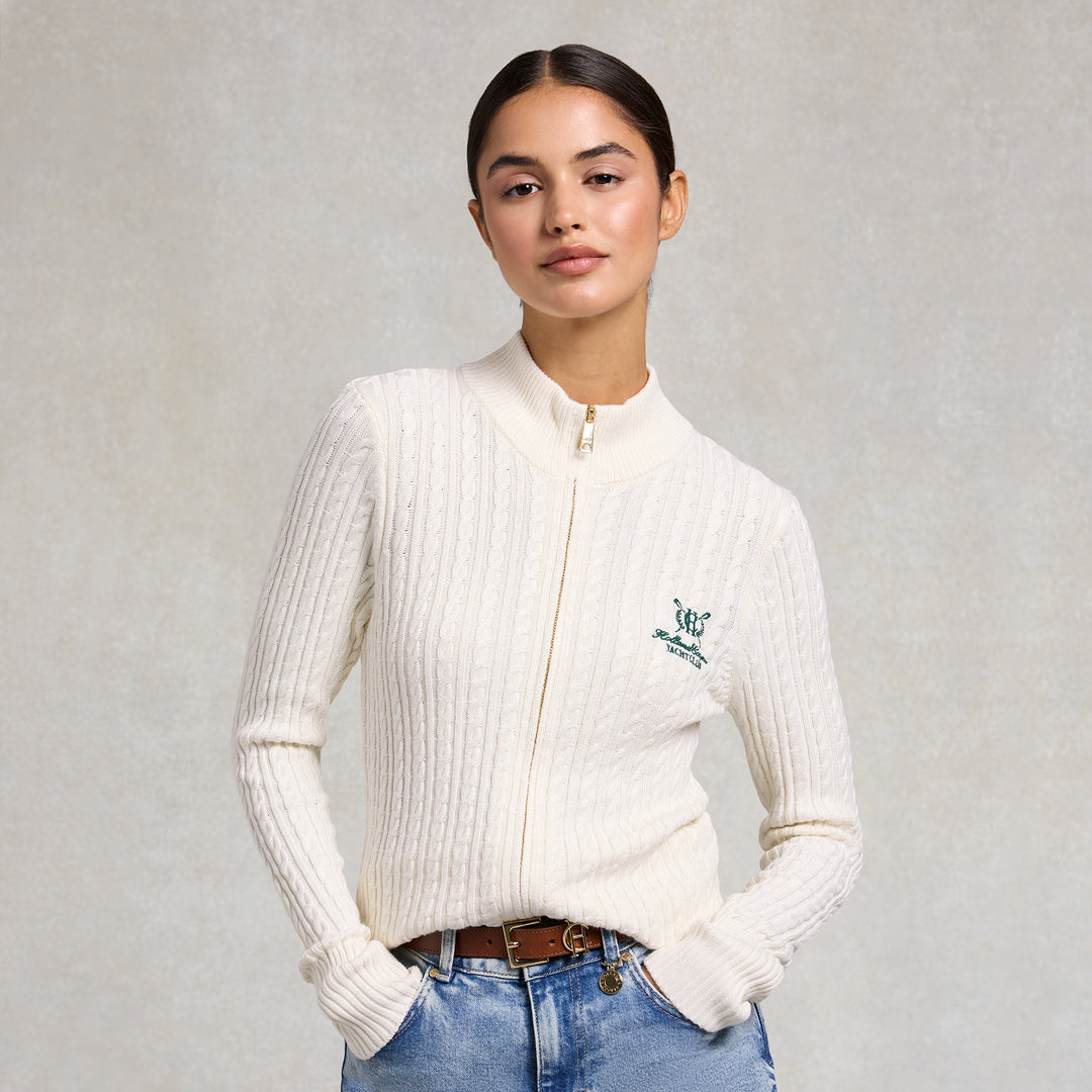 Holland Cooper Ladies Seattle Zip Through Cardigan