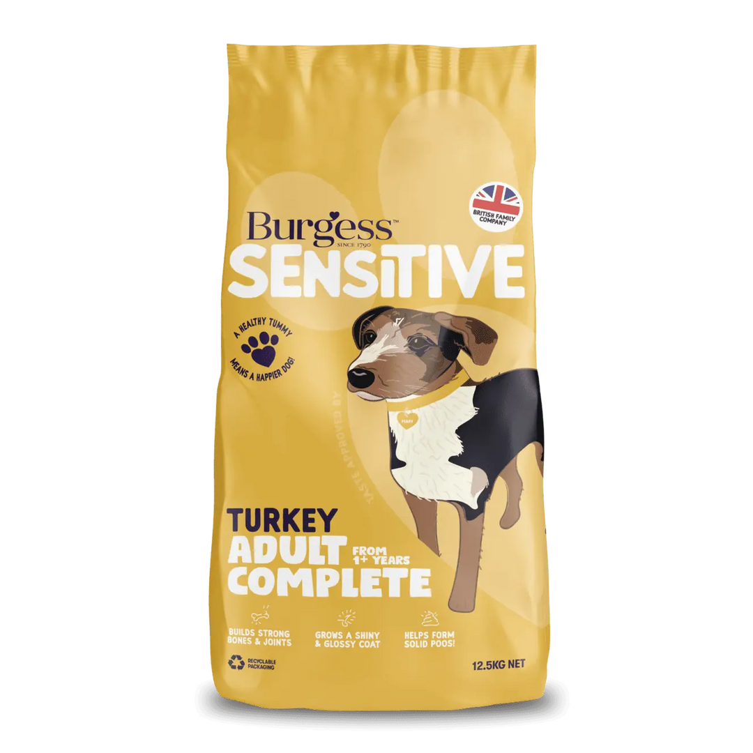 Burgess Sensitive Dog Food with Turkey & Rice
