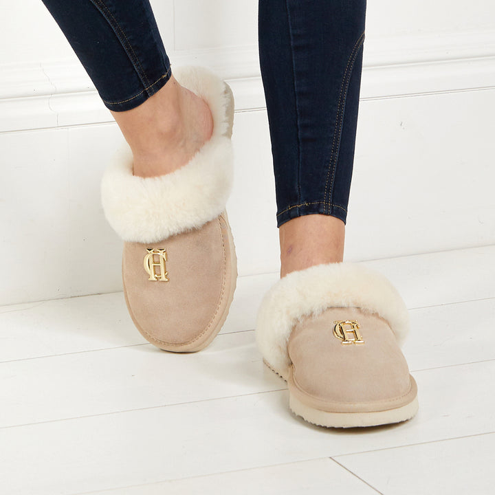 Holland Cooper Ladies HC Shearling Slipper