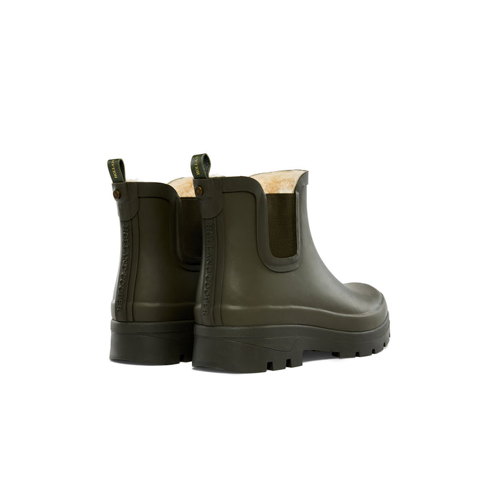 Holland Cooper Ladies Sherpa Lined Chunky Chelsea Wellington