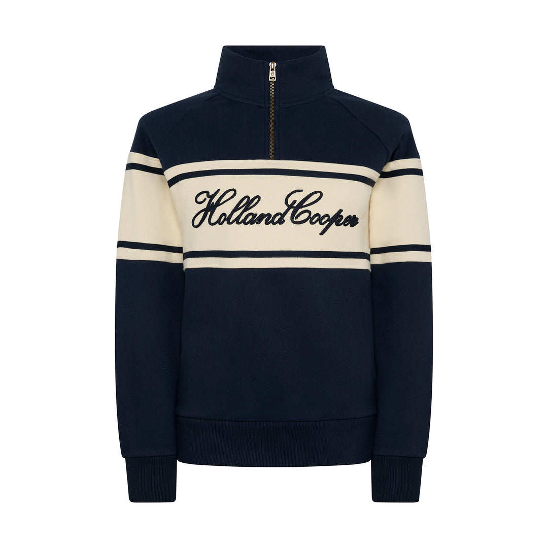 Holland Cooper Ladies Signature Quarter Zip Sweat