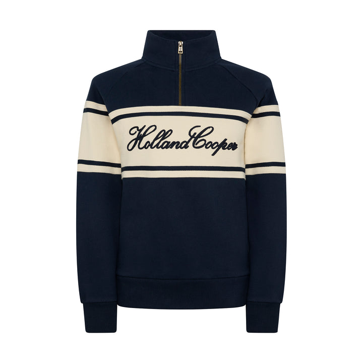 Holland Cooper Ladies Signature Quarter Zip Sweat