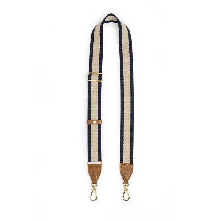 Fairfax & Favor Signature Webbing Strap - Navy/Cream