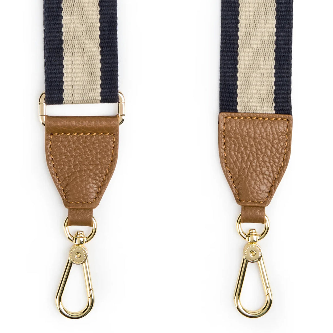Fairfax & Favor Signature Webbing Strap - Navy/Cream