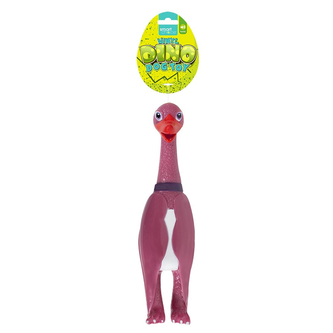 Smart Choice Honking Dinosaur Vinyl Dog Toy