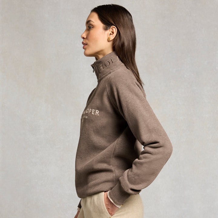 Holland Cooper Ladies Sporting Goods Zip Henley