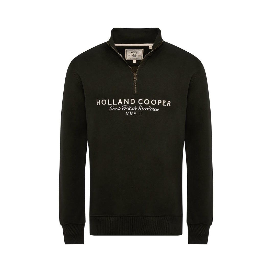 Holland Cooper Mens Sporting Goods Zip Henley