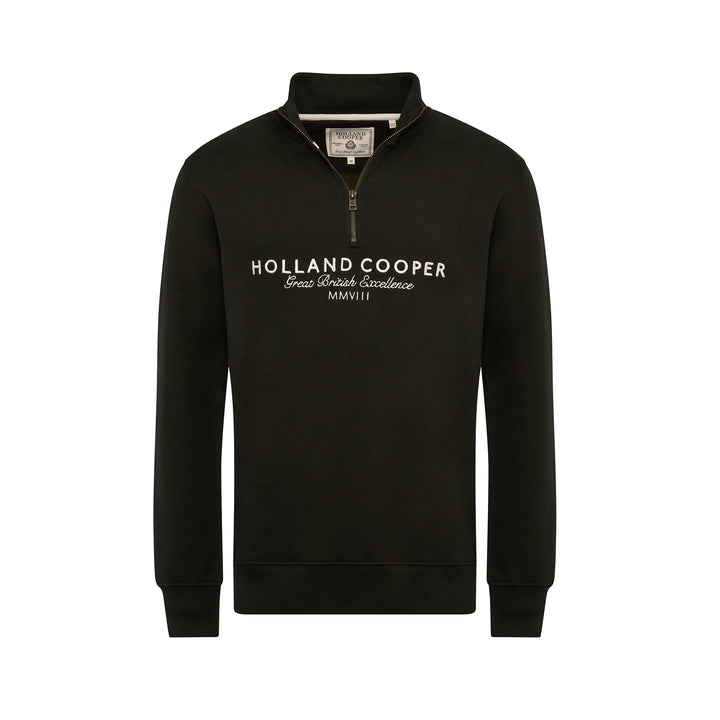 Holland Cooper Mens Sporting Goods Zip Henley