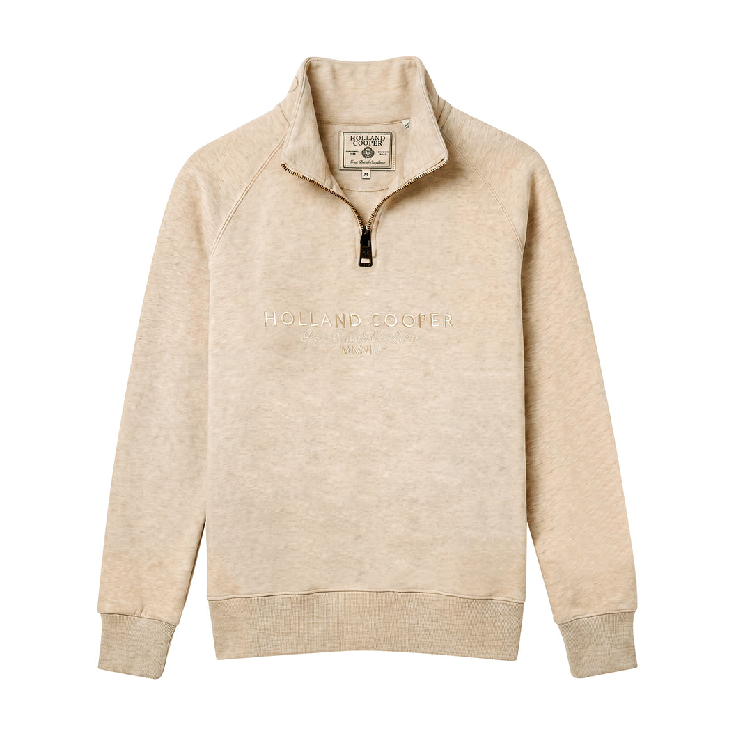 Holland Cooper Ladies Sporting Goods Zip Henley