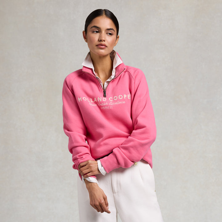 Holland Cooper Ladies Sporting Goods Zip Henley