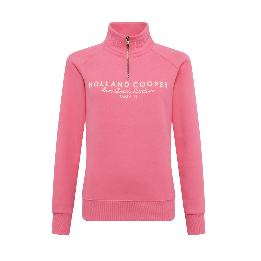 Holland Cooper Ladies Sporting Goods Zip Henley