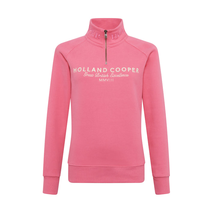 Holland Cooper Ladies Sporting Goods Zip Henley