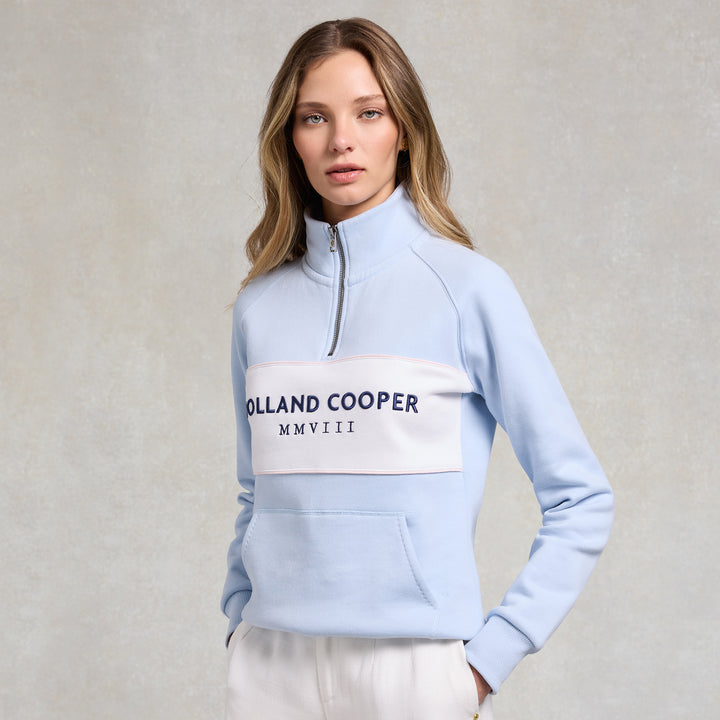 Holland Cooper Ladies Sporting Heritage Zip Henley