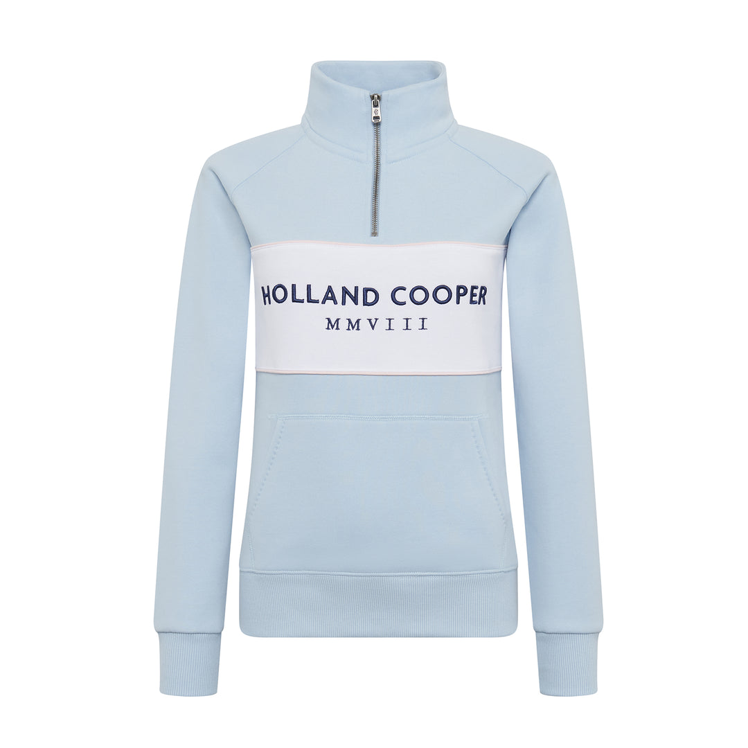 Holland Cooper Ladies Sporting Heritage Zip Henley