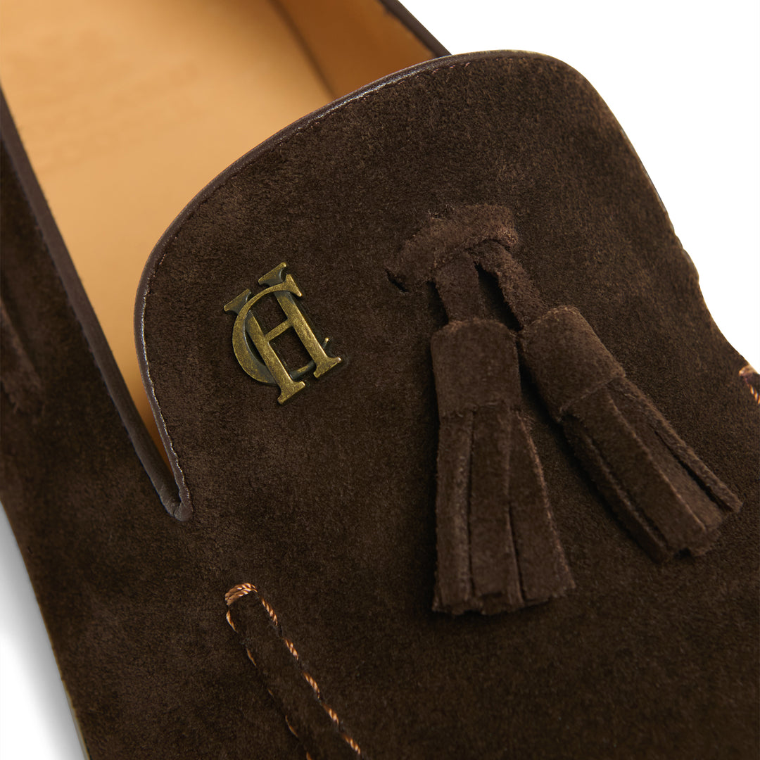 Holland Cooper Mens Suede Tassel Loafer