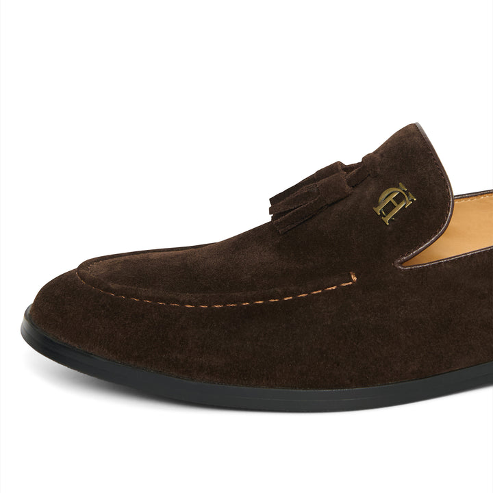 Holland Cooper Mens Suede Tassel Loafer