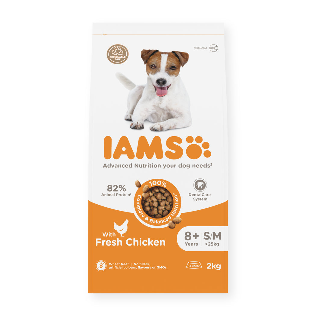 Iams Senior Small/Medium Breed with Chicken