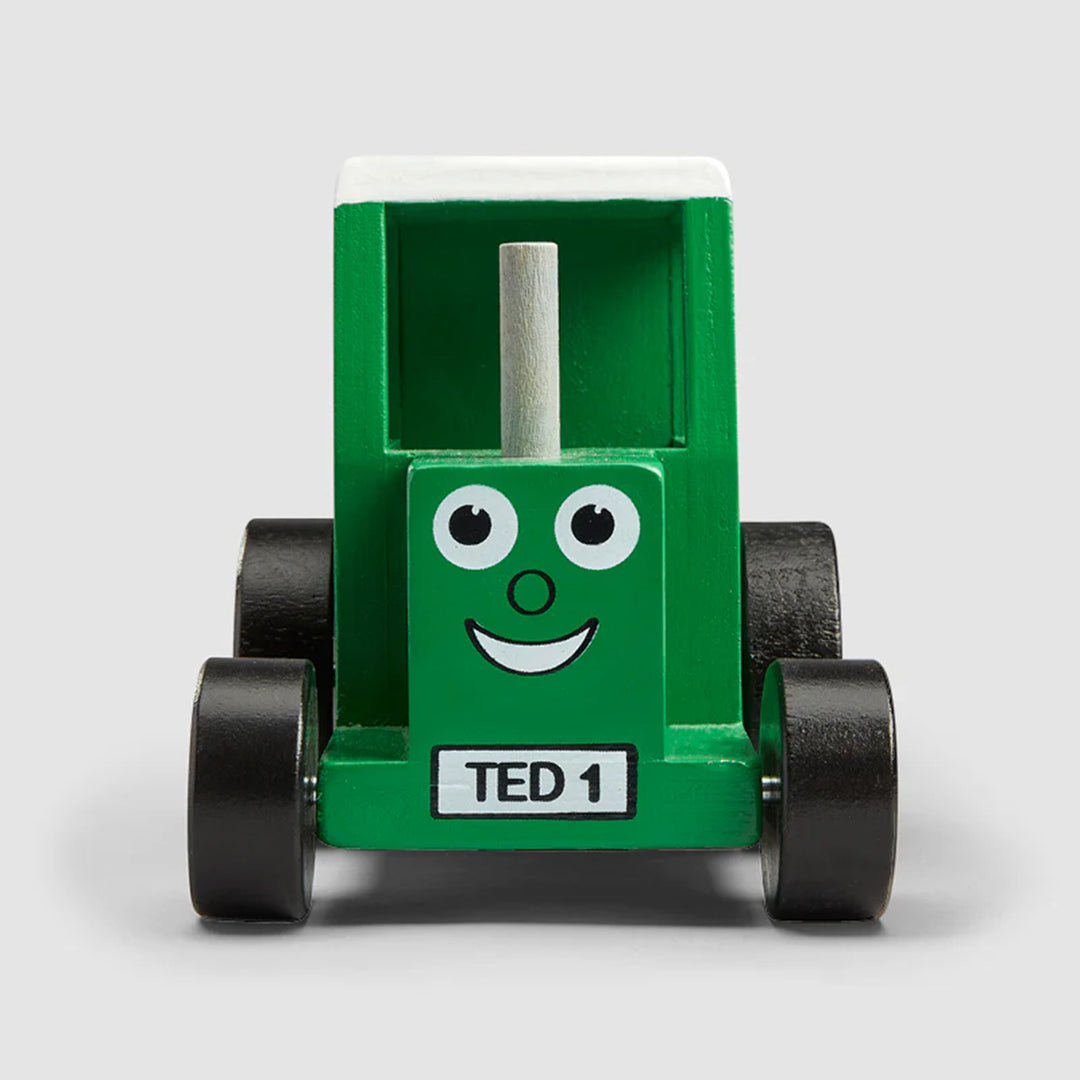 Tractor Ted Wooden Tractor & Trailer Toy