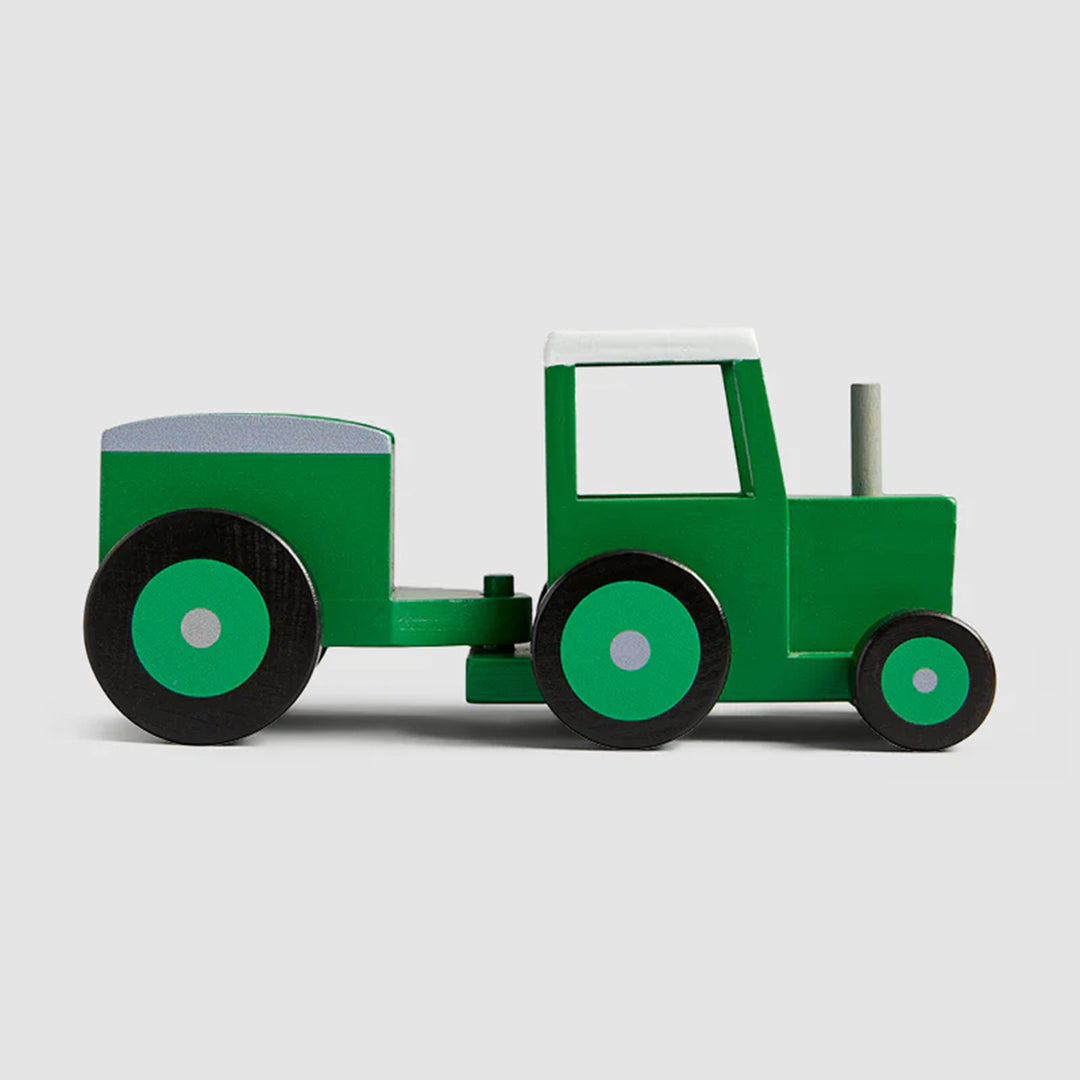 Tractor Ted Wooden Tractor & Trailer Toy