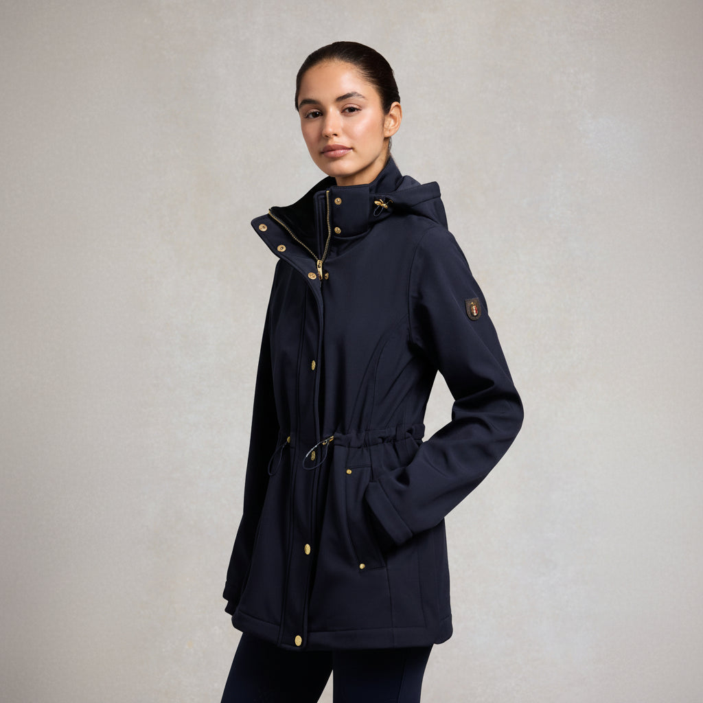 Holland Cooper Ladies Team Softshell Jacket - Ink Navy | Millbry Hill