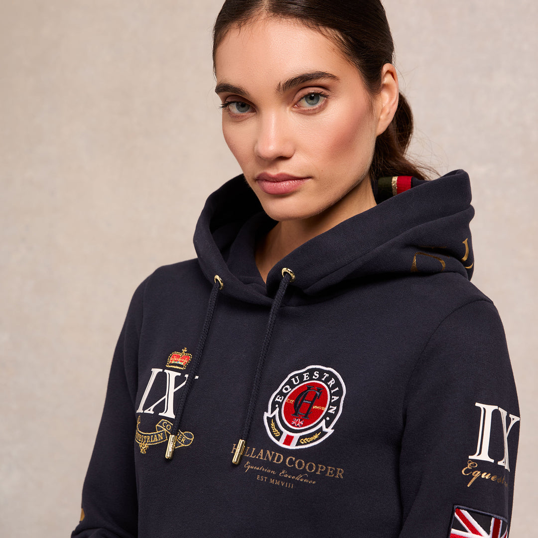 Holland Cooper Ladies Team Hoodie Pull On