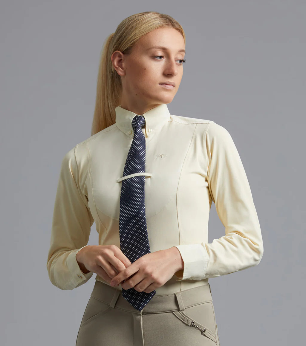 Premier Equine Ladies Tessa Long Sleeve Tie Shirt