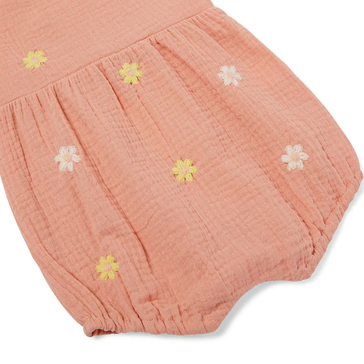 Eleanor Charles Baby The Embroidered Flower Romper