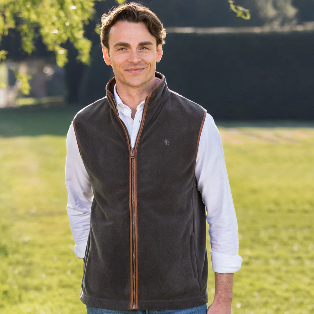 Beaumont & Bear Mens Topsham Fleece Gilet