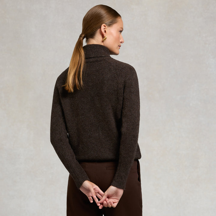 Holland Cooper Ladies Tori Roll Neck Knit