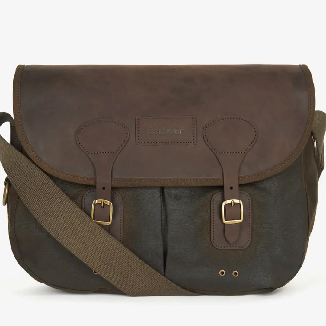 Barbour Wax Leather Tarras Crossbody Bag