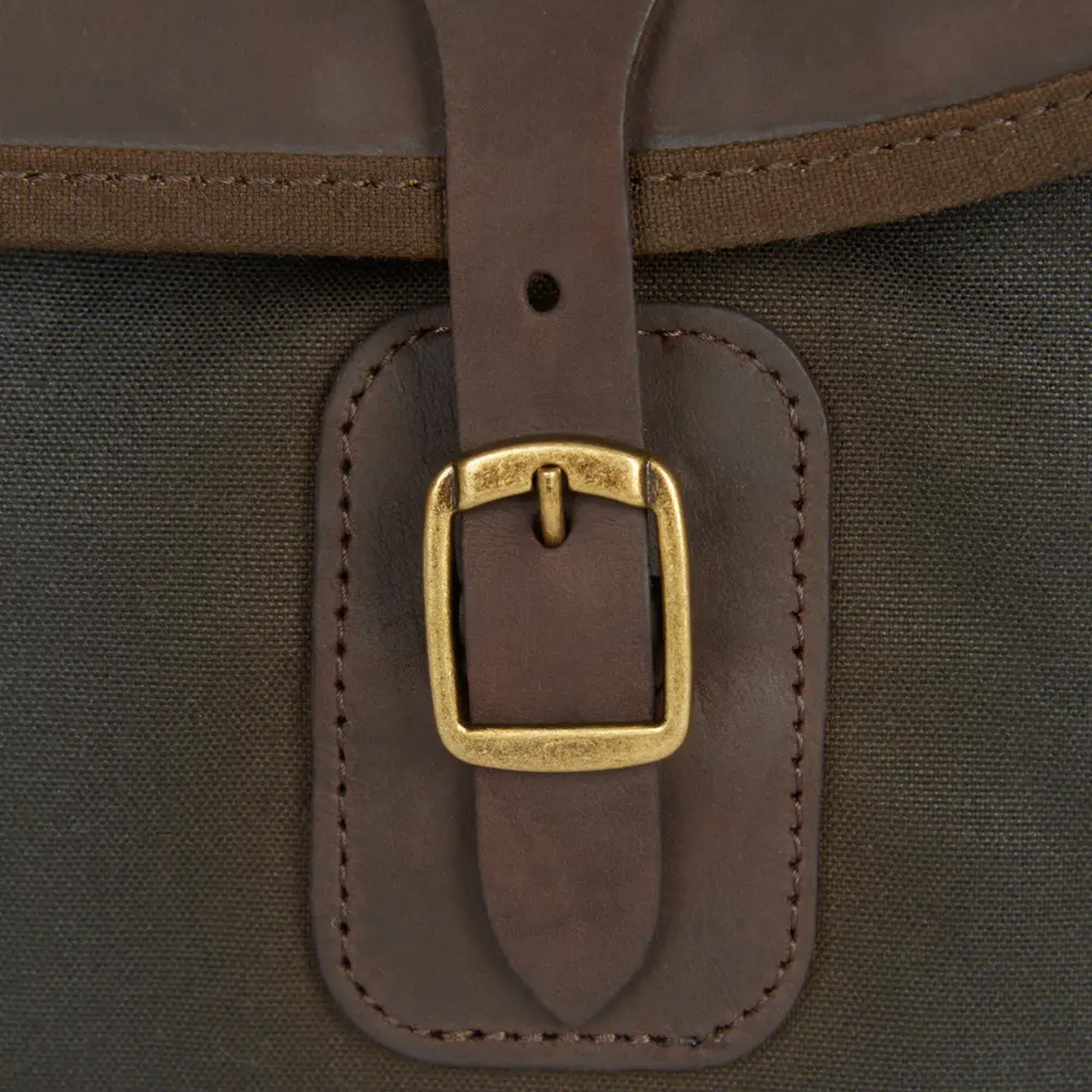 Barbour Wax Leather Tarras Crossbody Bag - Olive | Millbry Hill