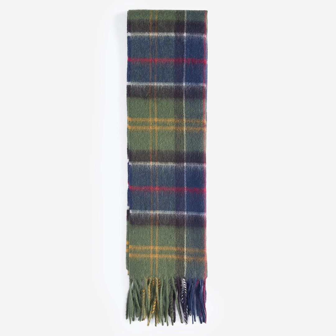 Barbour Wool Cashmere Tartan Scarf