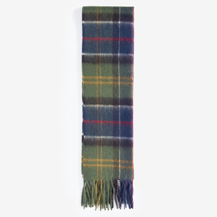 Barbour Wool Cashmere Tartan Scarf