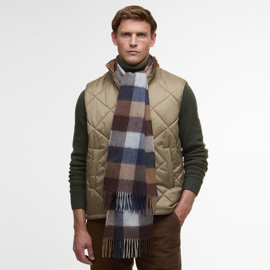 Barbour Lambswool Tattersall Scarf