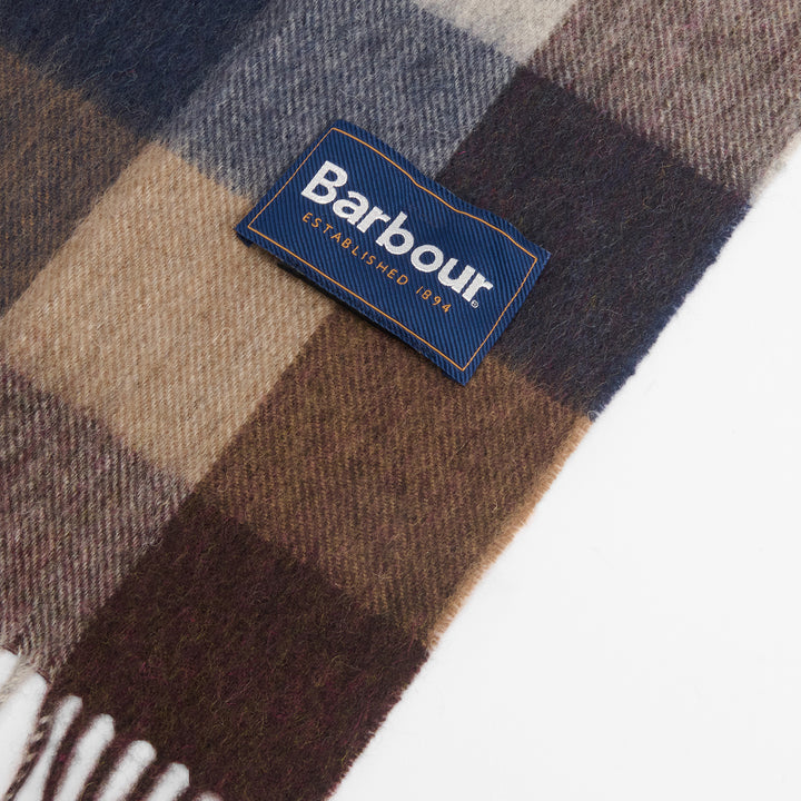 Barbour Lambswool Tattersall Scarf