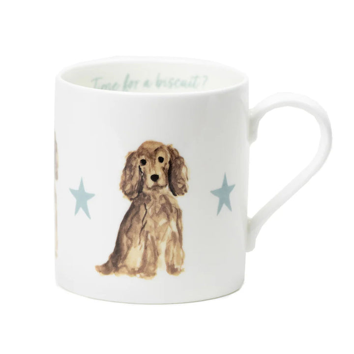 Rebecca Pitcher China Mug Golden Cocker Spaniel