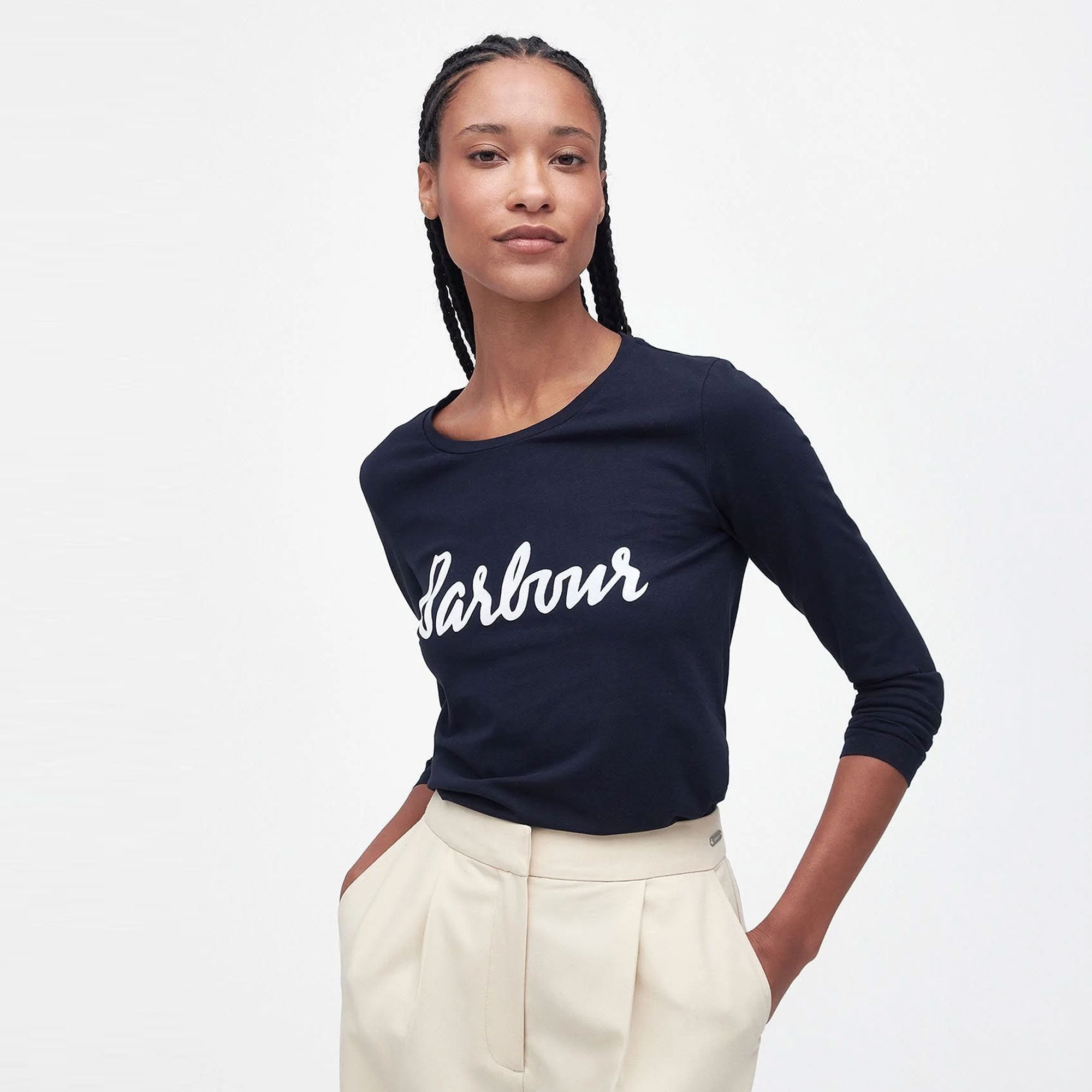 Barbour t deals shirt womens sale