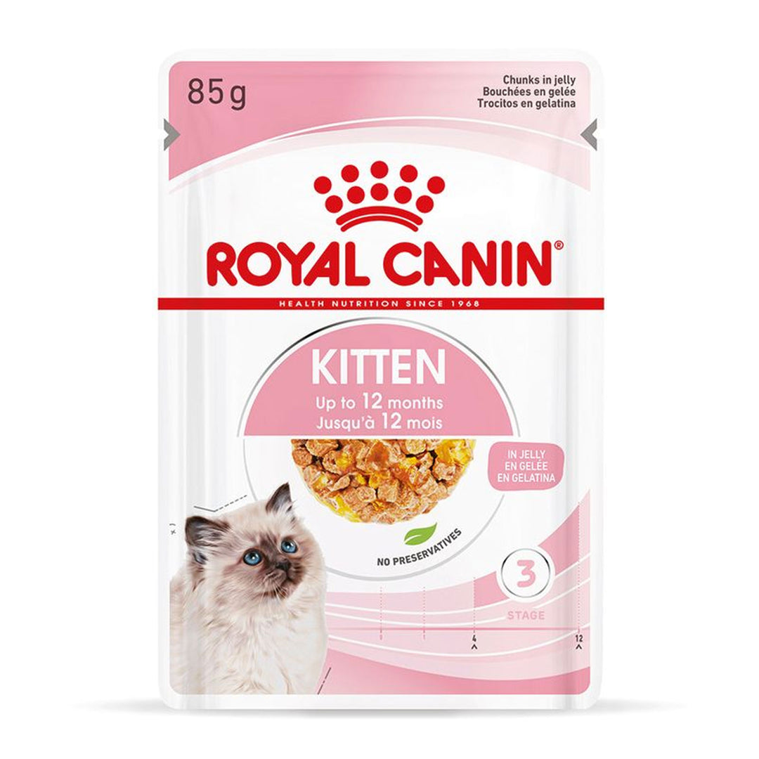 Royal Canin Kitten Pouches In Jelly 12x85g 12 x 85g