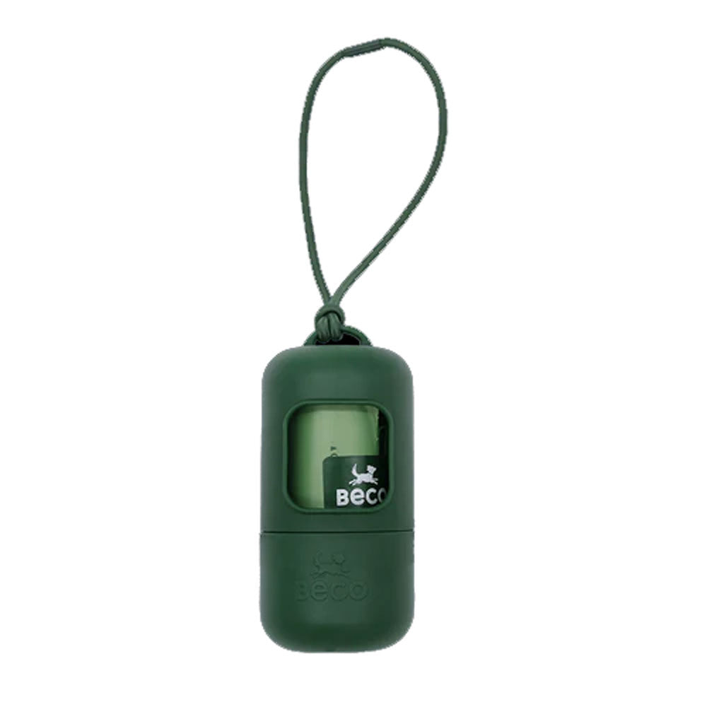 The Beco Recycled Poop Bag Dispenser in Green#Green