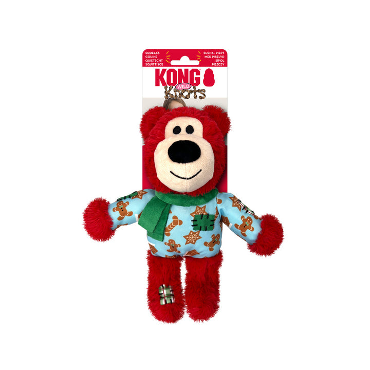 Kong Holiday Wild Knots Bear Assorted