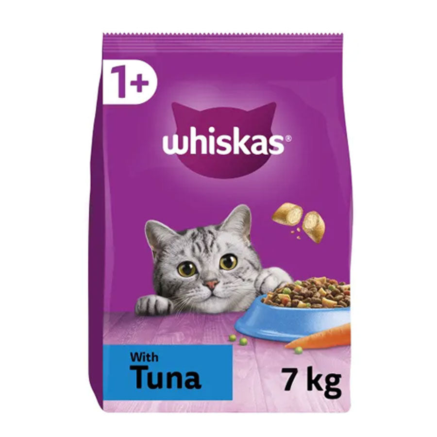 Whiskas 1+ Dry Cat Food with Tuna 7kg