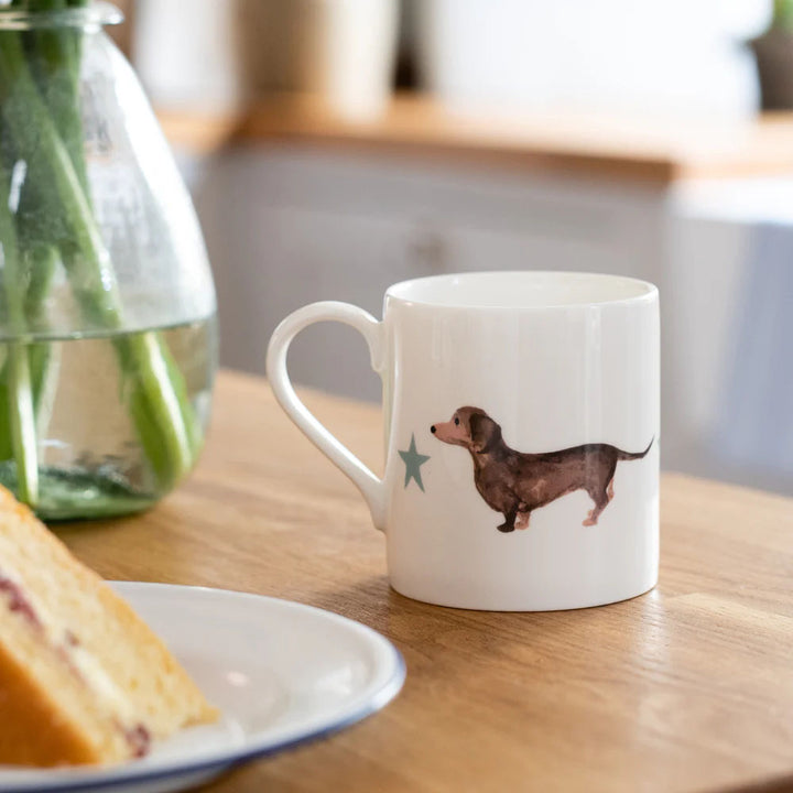 Rebecca Pitcher China Mug Dachshund