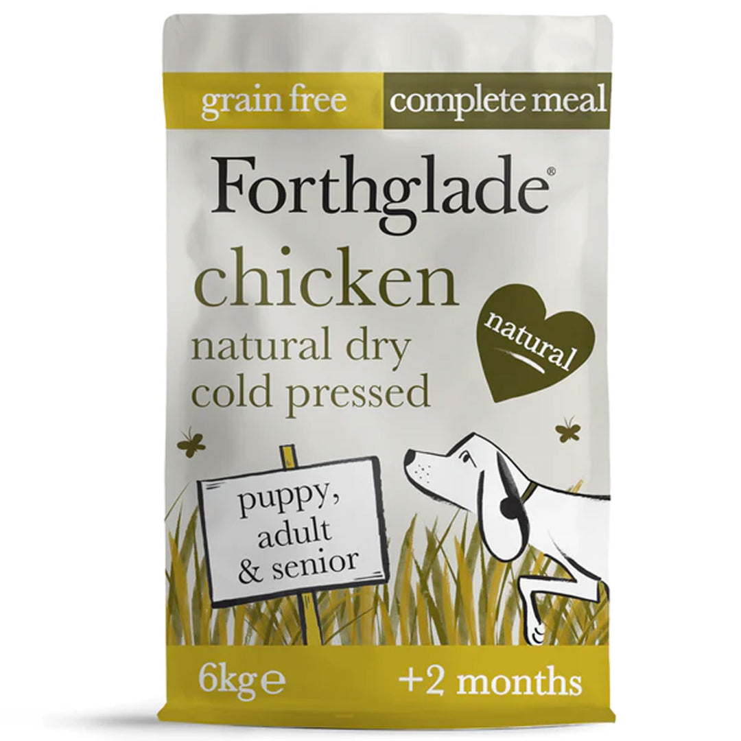 Forthglade Complete Grain Free Cold Pressed Chicken Dry Dog Food 2kg