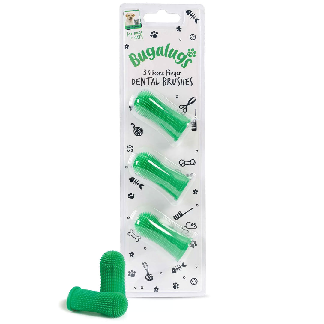 Bugalugs Finger Toothbrush 3 Pack