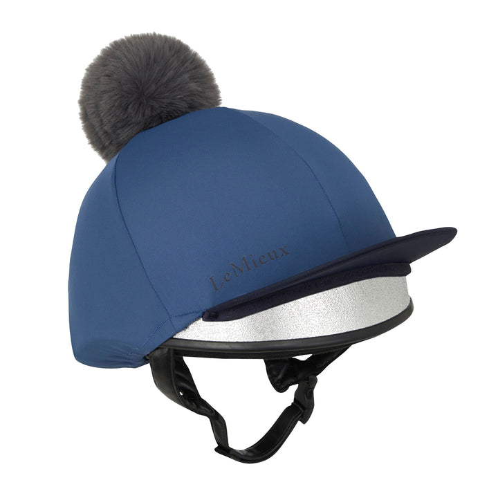 The LeMieux Pom Pom Hat Silk in Atlantic#Atlantic