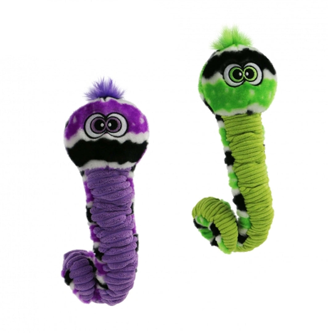 Ancol Curly Caterpillar Green And Purple