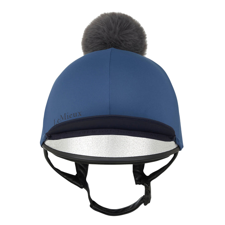 LeMieux Pom Pom Hat Silk#Atlantic